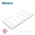 5 gangs standard Switch Plate Ivory